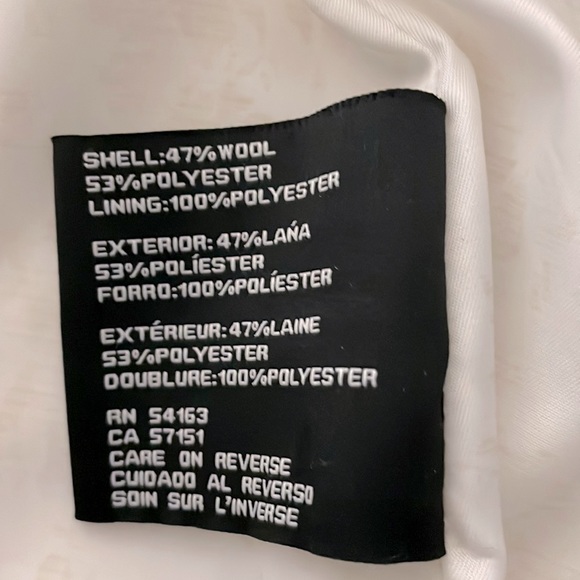 Jessica Simpson Coat Size XL Ivory/Winter White Very Good Condition!! - Picture 10 of 14